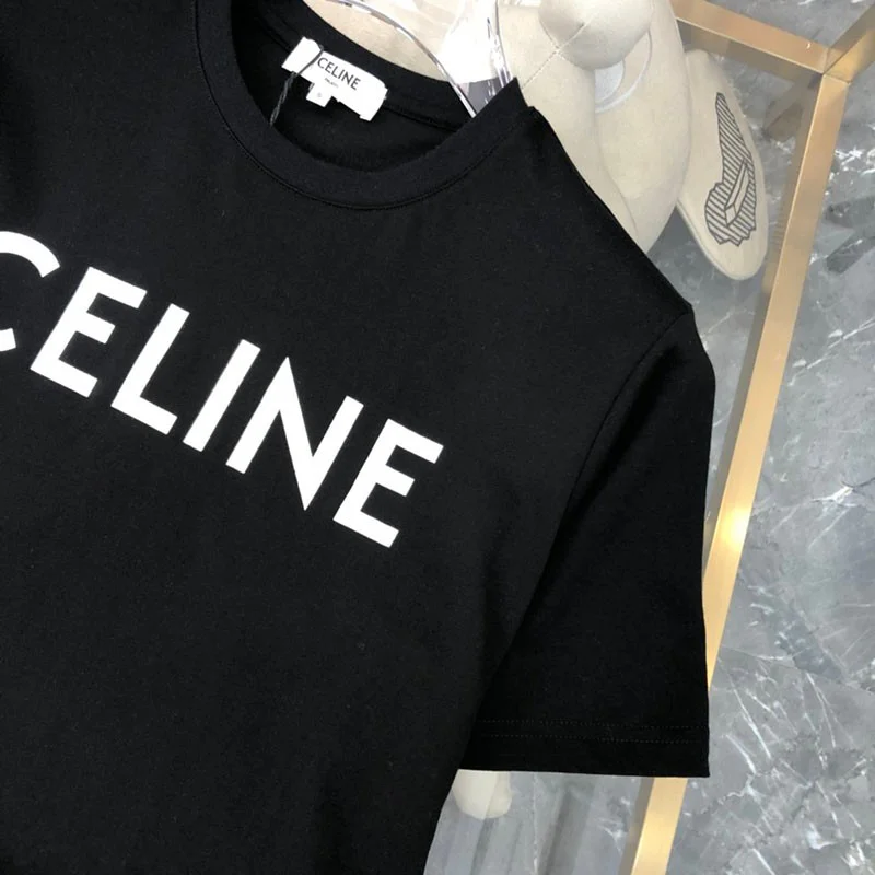 ★超人気★セリーヌ Tシャツ コピー*クルーネック ロゴ*セレブも愛用 2X308916G