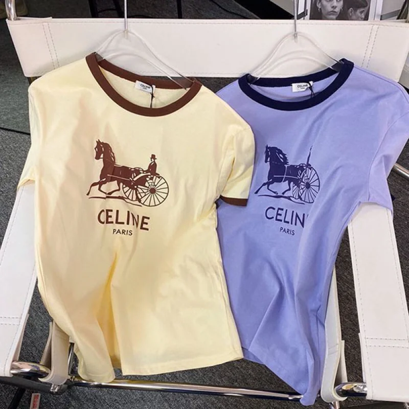 関税負担なし セリーヌ●サルキー Tシャツ コピー / コットン 2X575485F