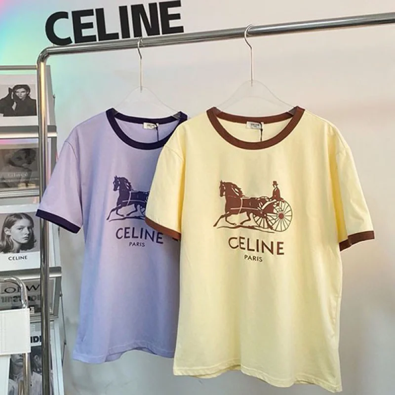 関税負担なし セリーヌ●サルキー Tシャツ コピー / コットン 2X575485F