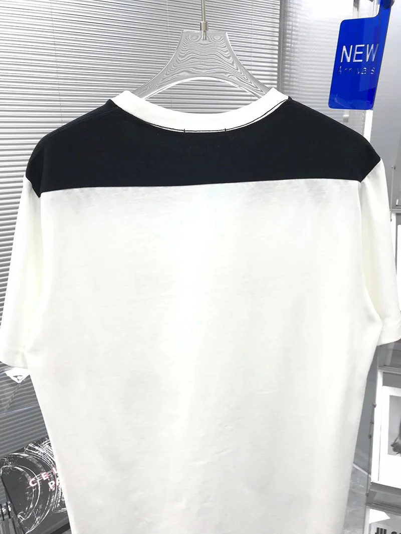 21SS大人気新作!セリーヌ ルーズ Tシャツ コピー ツートーン コットンジャージー 2X839501F