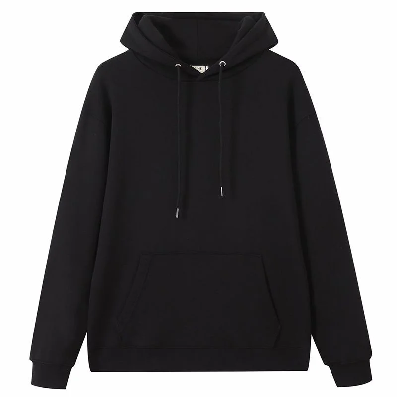 超話題!セリーヌ ロゴ ブラック コットンフリースパーカー コピー 2Y497670Q38AW