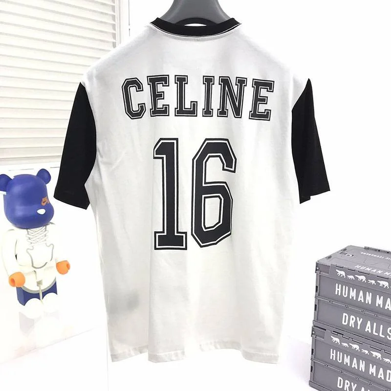 一目惚れ♪セリーヌ 16 ルーズTシャツ 偽物 / コットン Ceb95075