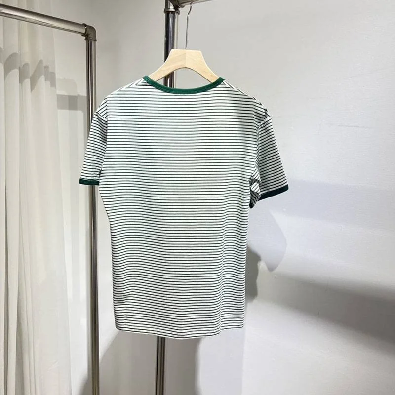 稀少セリーヌ PARIS ストライプ Tシャツ コピー/ コットンジャージー Cec25481