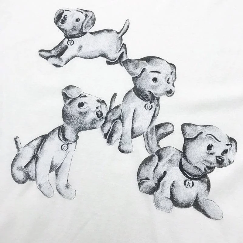 最安値挑戦セリーヌ アーティストプリント ルーズTシャツ コピー / コットン ホワイト Cec61526