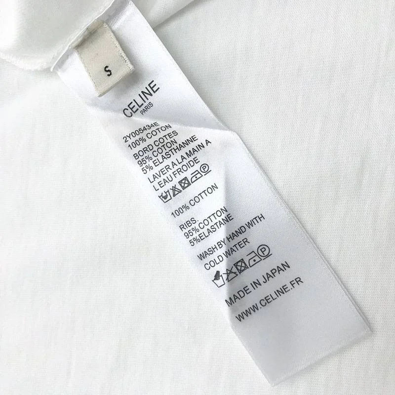 最安値挑戦セリーヌ アーティストプリント ルーズTシャツ コピー / コットン ホワイト Cec61526
