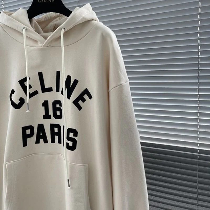 ★日本!!人気★セリーヌ 16 コットンフリース フーディー パーカー コピー Cec93541