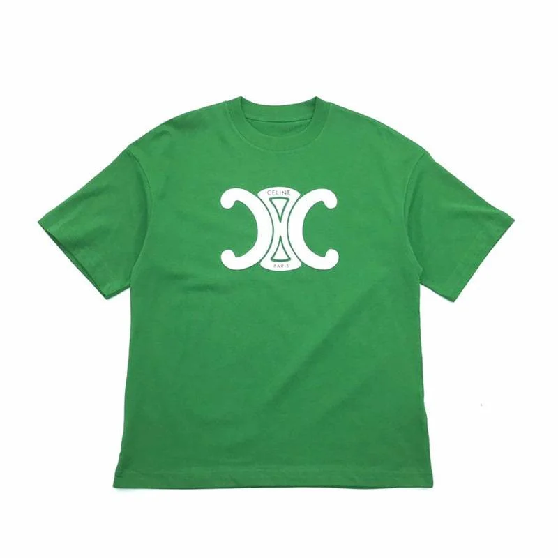春夏新作セリーヌ トリオンフ Tシャツ コピー コットン グリーン Cee02759