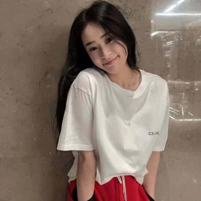 高品質 セリーヌ コットン ジャージー Tシャツ コピー ロゴ Cef03426