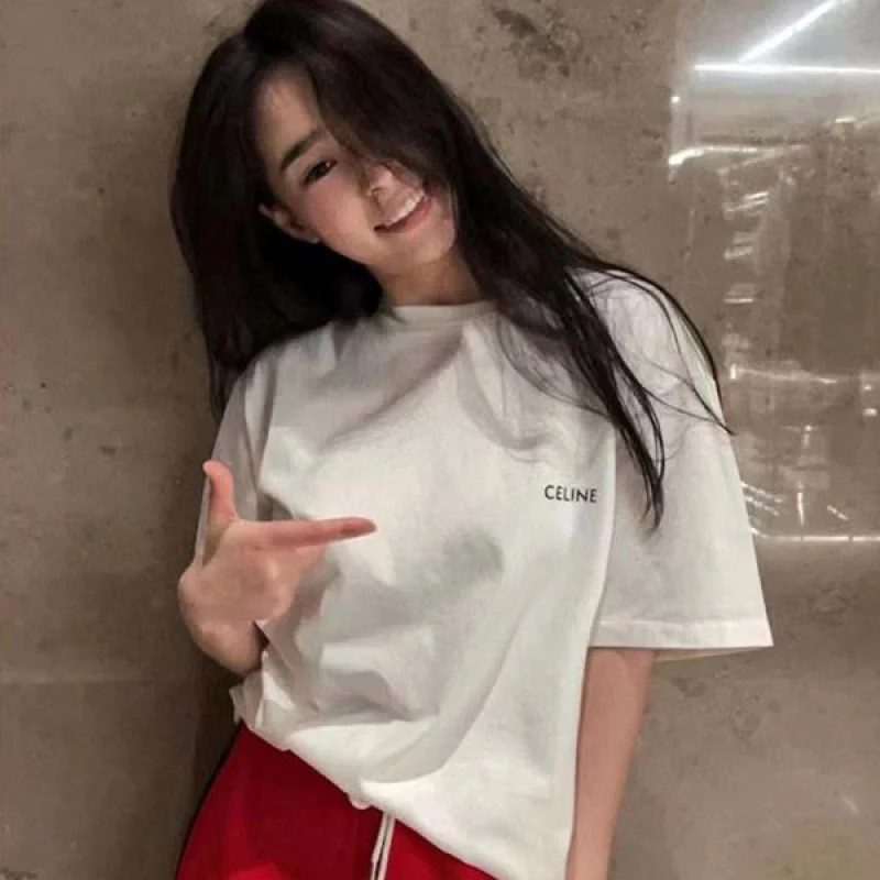高品質 セリーヌ コットン ジャージー Tシャツ コピー ロゴ Cef03426