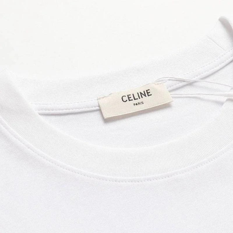 日本未入荷セリーヌ ルーズ Tシャツ コピー コットン ホワイト Cef32445