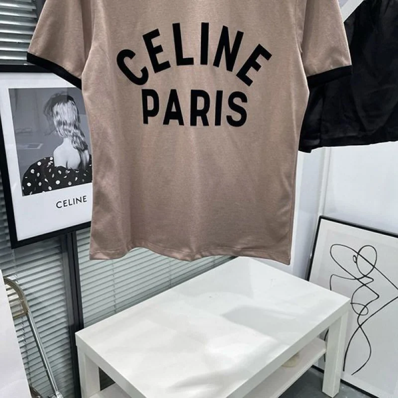 大人気!セリーヌ PARIS ボクシーTシャツ Cei06207