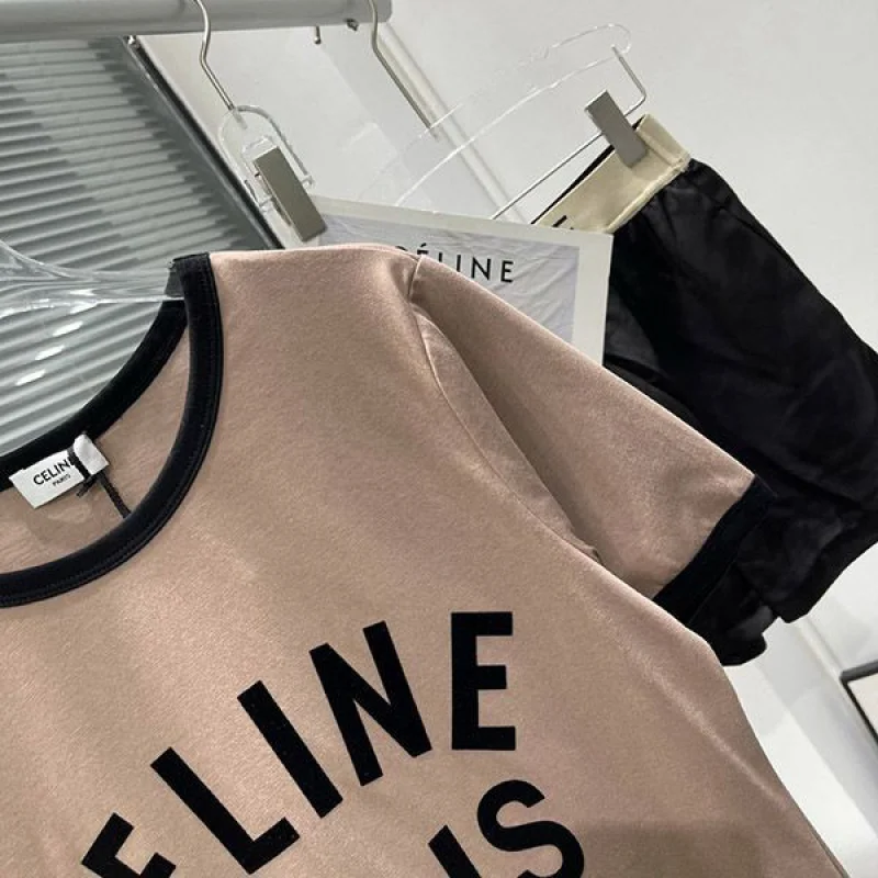 大人気!セリーヌ PARIS ボクシーTシャツ Cei06207