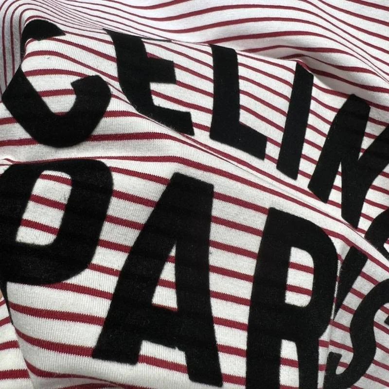 春夏新作セリーヌ PARIS ストライプ Tシャツ 偽物/ コットンジャージー Cei82149
