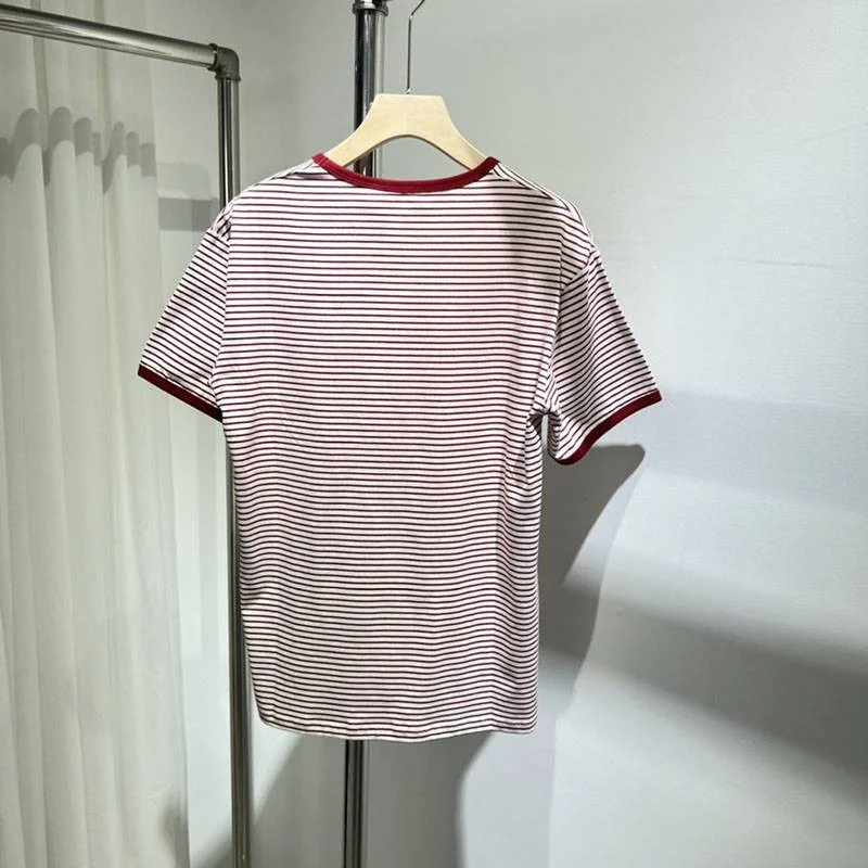 春夏新作セリーヌ PARIS ストライプ Tシャツ 偽物/ コットンジャージー Cei82149