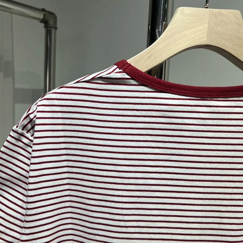春夏新作セリーヌ PARIS ストライプ Tシャツ 偽物/ コットンジャージー Cei82149