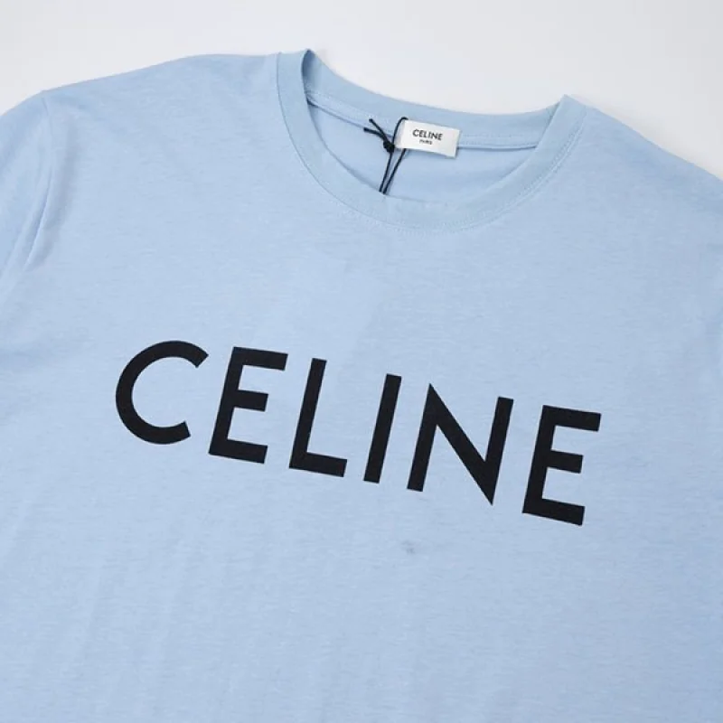 入手困難 セリーヌ ユニセックス ルーズTシャツ コピー ロゴプリント Cej42053