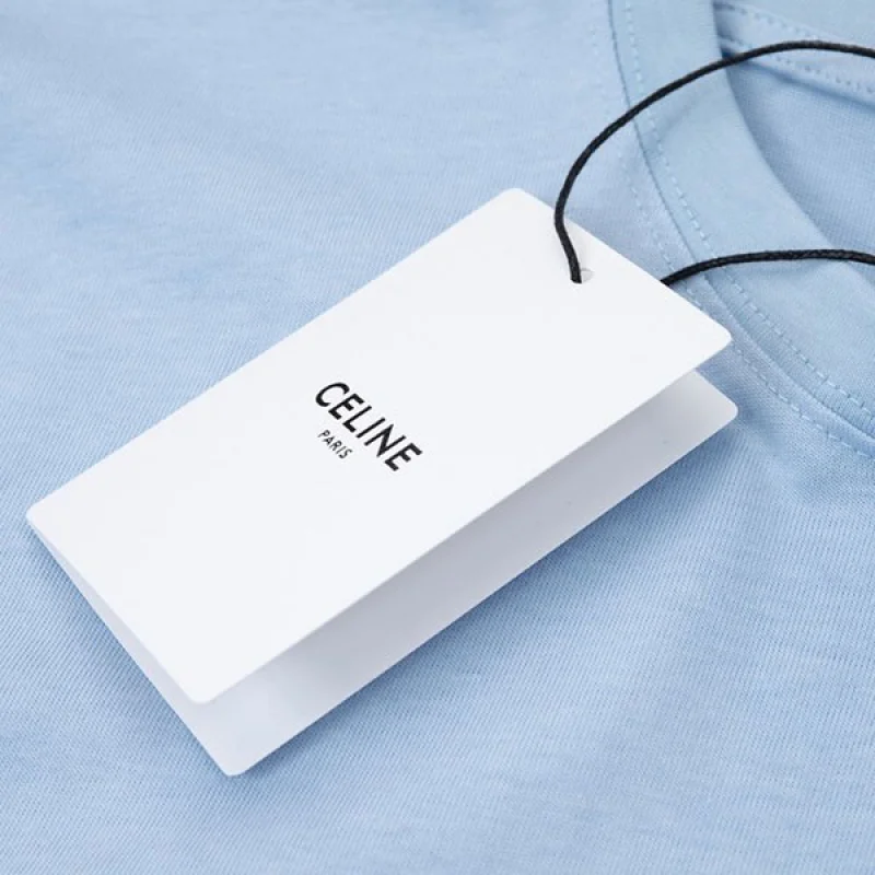 入手困難 セリーヌ ユニセックス ルーズTシャツ コピー ロゴプリント Cej42053