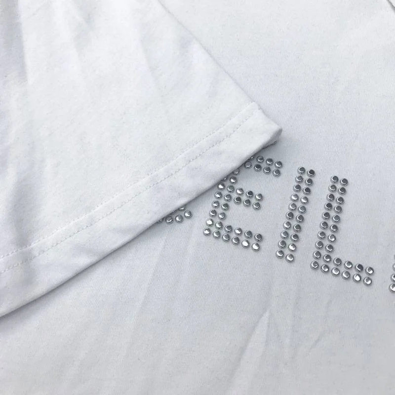 大人気!セリーヌ ルーズ Tシャツ コピー コットン ホワイト Cek79458