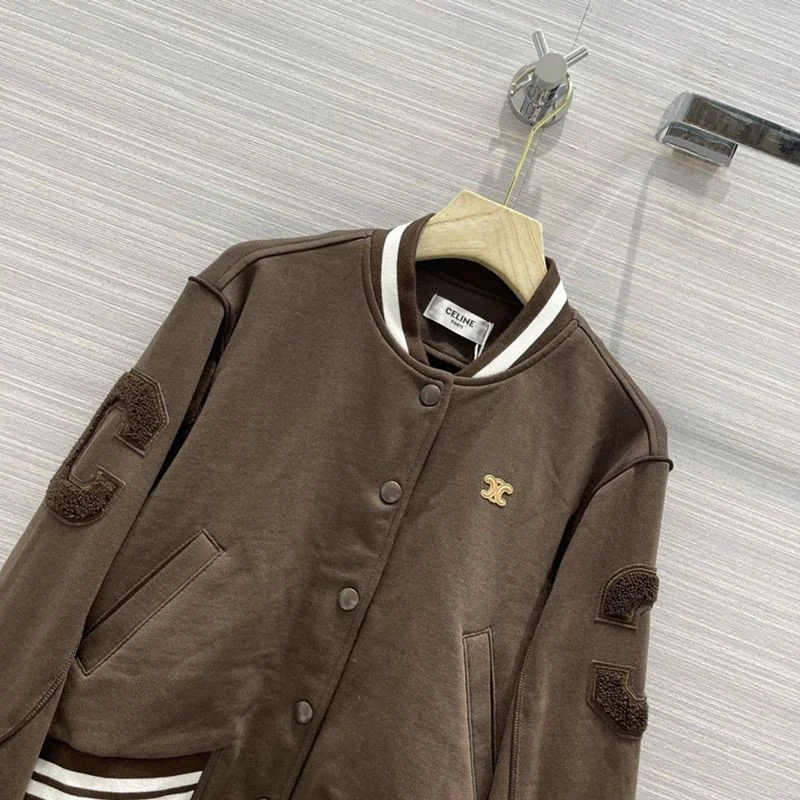 21SS<セリーヌ>大人気 ルーズテディブルゾン コピー ウール 上下セット Cem32209