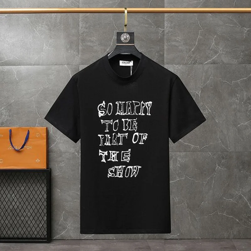 ★日本!!人気!セリーヌ ロゴ コットン Tシャツ パロディ Ced79702