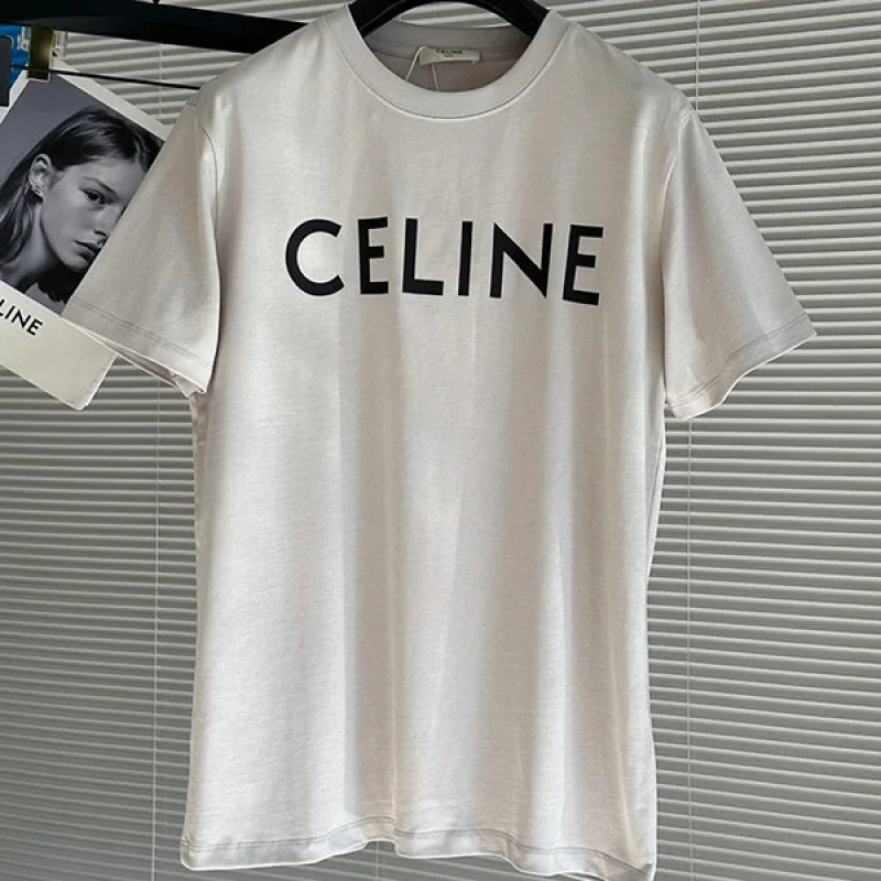 セリーヌ コットン Tシャツ コピー ロゴ 4色 Cen43902