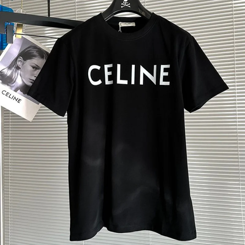セリーヌ コットン Tシャツ コピー ロゴ 4色 Cen43902
