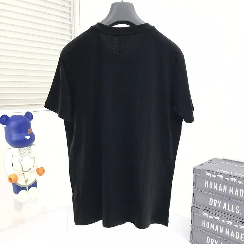 目を惹くカラーセリーヌ ルーズ Tシャツ コピー コットン ブラック Cep26386