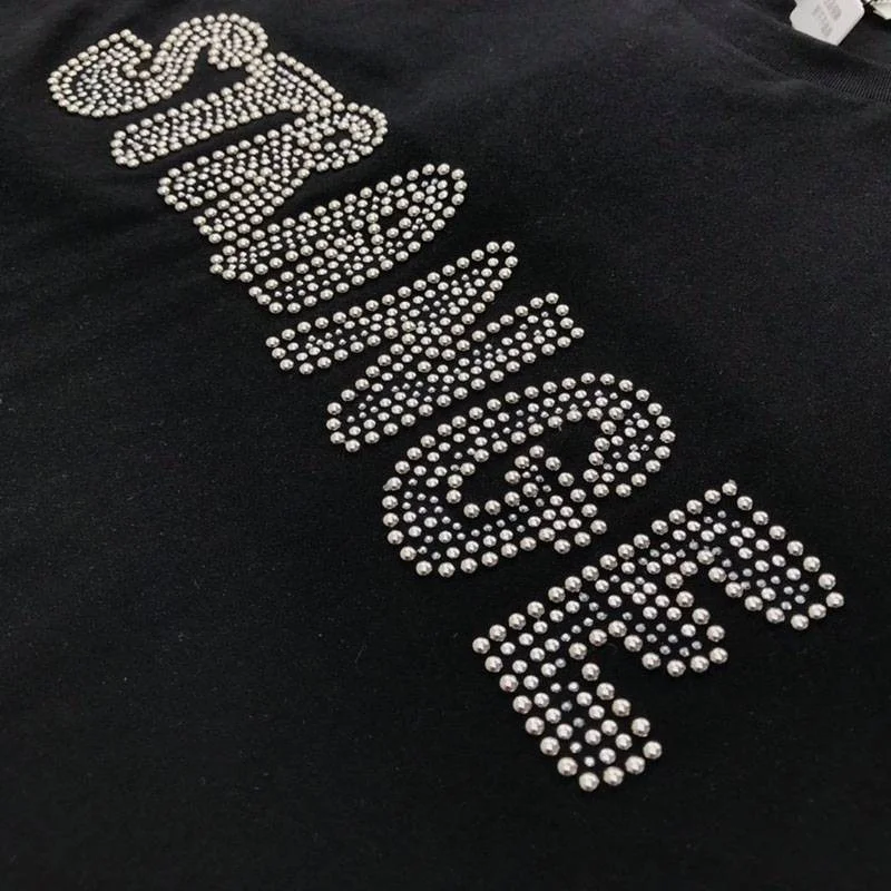 目を惹くカラーセリーヌ ルーズ Tシャツ コピー コットン ブラック Cep26386