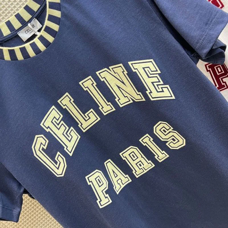 入手困難 セリーヌ PARIS Tシャツ コピー フロック コットン ジャージー Ceq70728