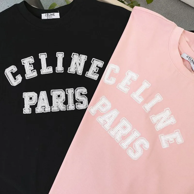 セリーヌ ボクシーTシャツ 偽物 ロゴ スウェットシャツ レディース Cer19887