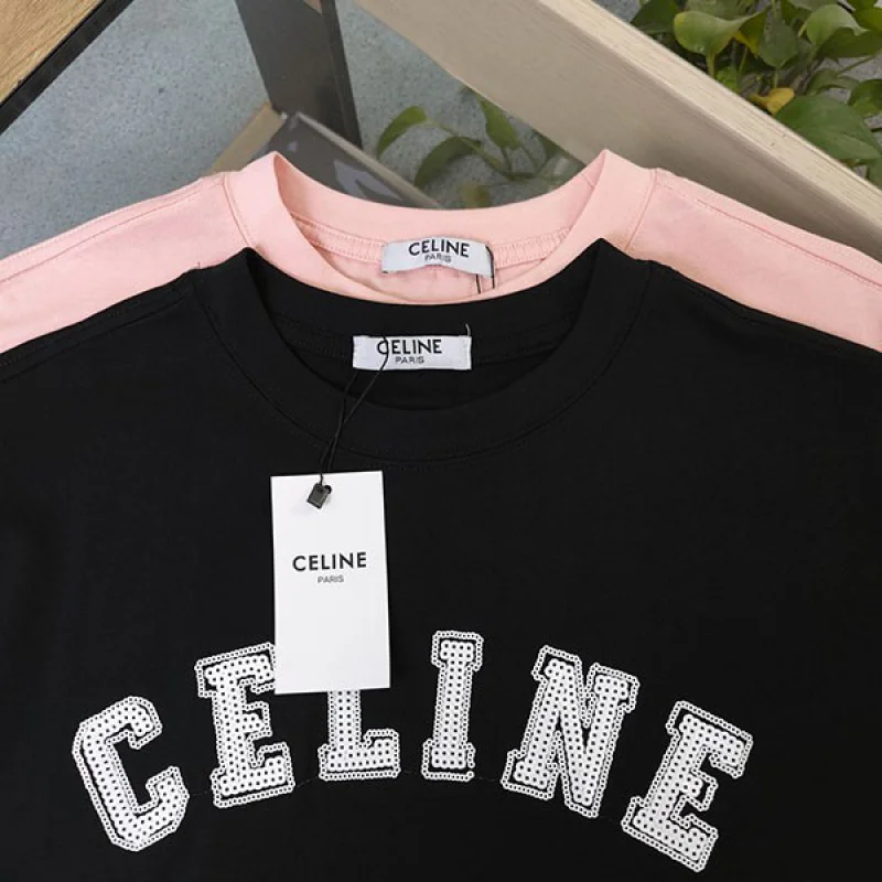 セリーヌ ボクシーTシャツ 偽物 ロゴ スウェットシャツ レディース Cer19887