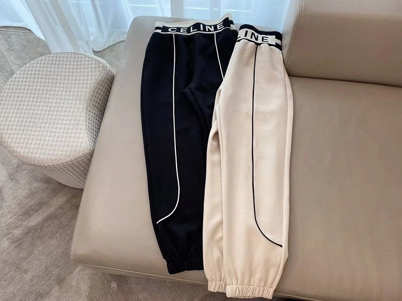 セリーヌ上下セットエンブロイダリー リバーシブル 偽物アスレチック ルーズスウェットシャツ Ces59638