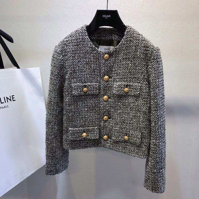 【21SS NEW】セリーヌ_women/ツイード 4ポケットジャケット コピー Ceu44759