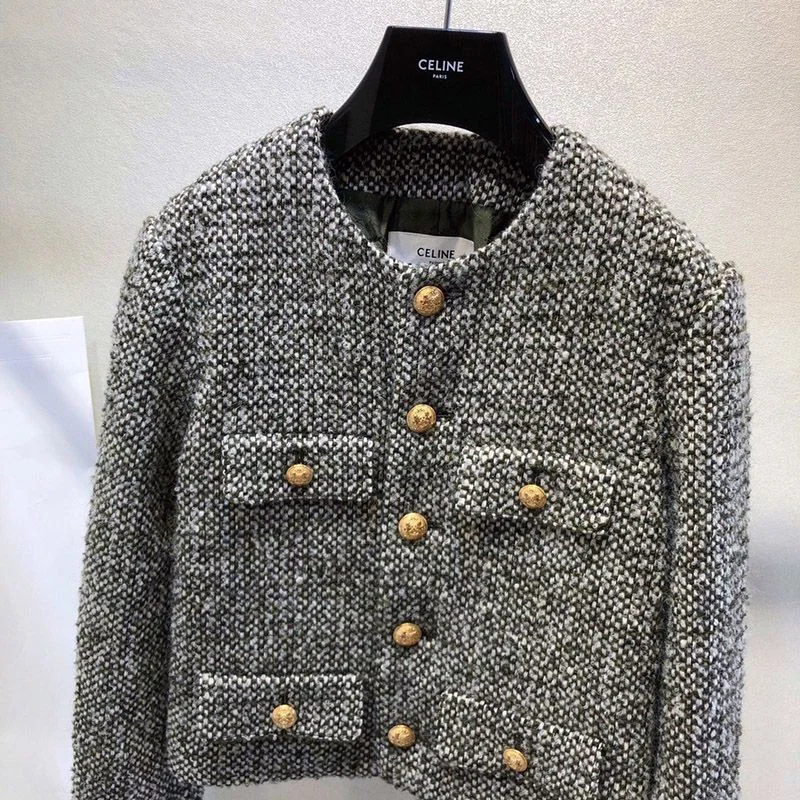 【21SS NEW】セリーヌ_women/ツイード 4ポケットジャケット コピー Ceu44759