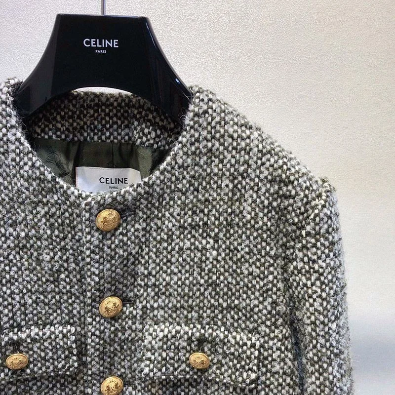 【21SS NEW】セリーヌ_women/ツイード 4ポケットジャケット コピー Ceu44759