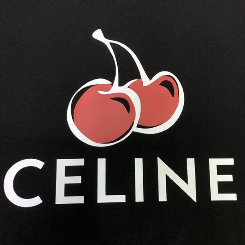 目を惹くカラー セリーヌ ロゴ コットンTシャツ コピー Cev47660