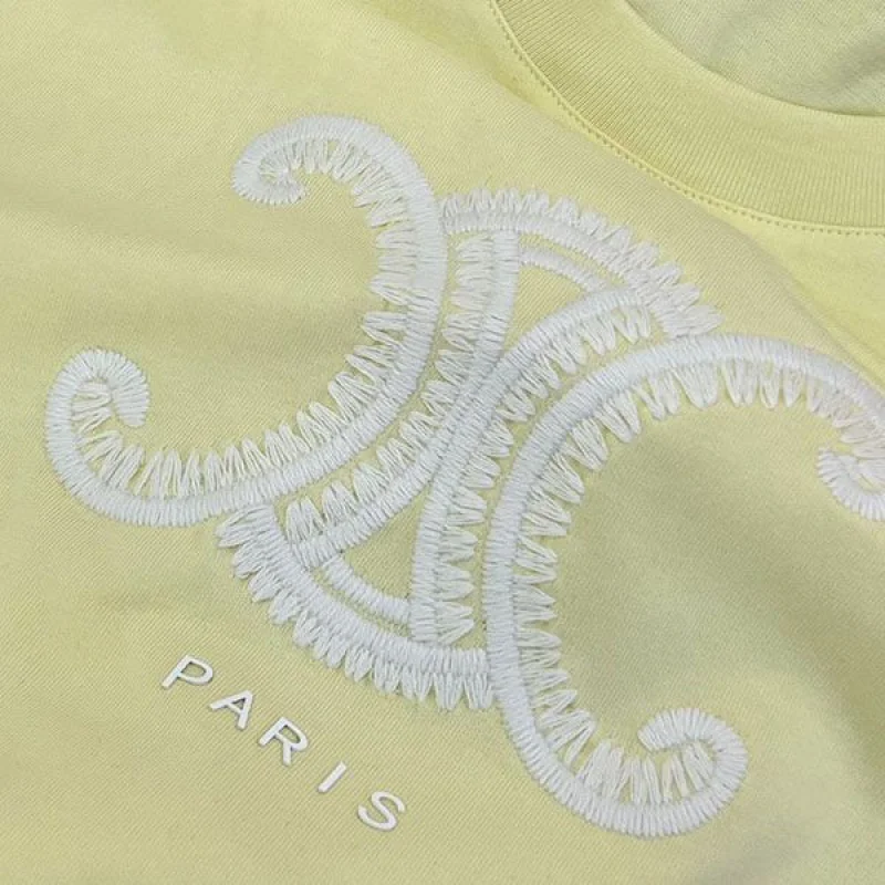 超希少!セリーヌ コットンジャージー トリオンフ コピー Tシャツ Cez41442
