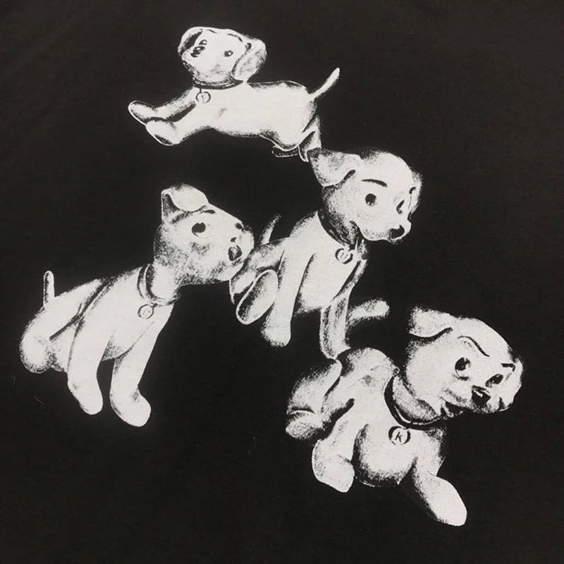 人気No1セリーヌ アーティストプリント ルーズTシャツ 偽物/ コットン ブラック Cez86971