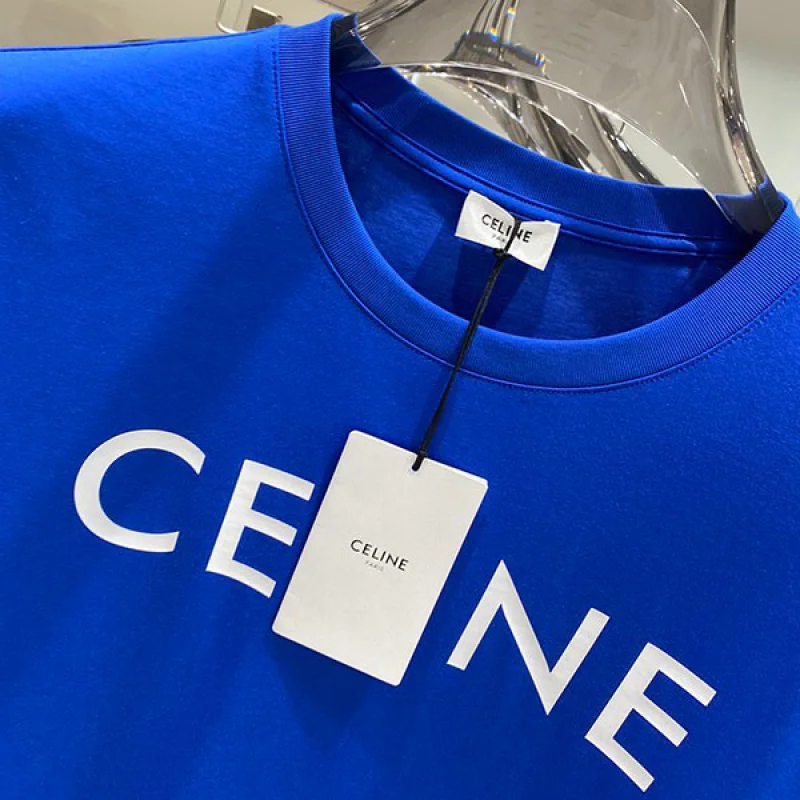 超話題!セリーヌ tシャツ 偽物 ユニセックス ルーズ ロゴプリント Cez98110