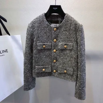 【21SS NEW】セリーヌ_women/ツイード 4ポケットジャケット コピー Ceu44759