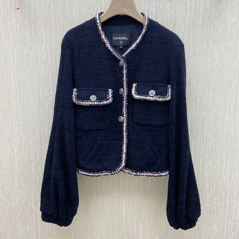 可愛い《21AW》シャネル カーディガン コピーボタン COCO ロゴ shb39816