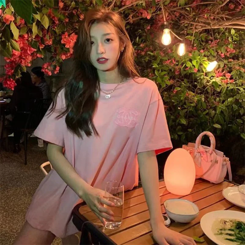 シャネルブランド ccロゴ Tシャツ 半袖 コピー she54243