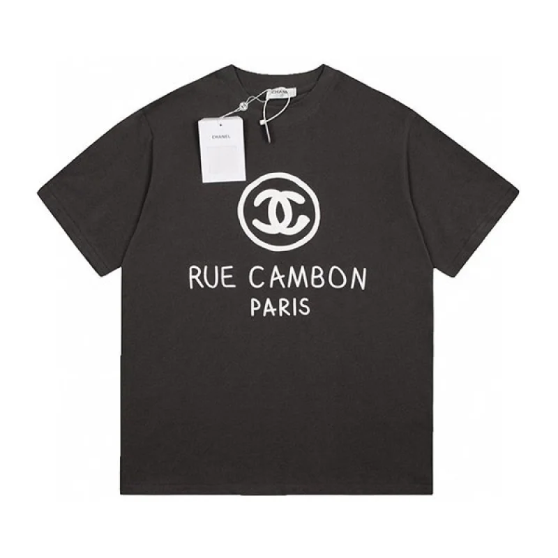 シャネルブランド ccロゴ コットン Tシャツ 偽物 shk33676