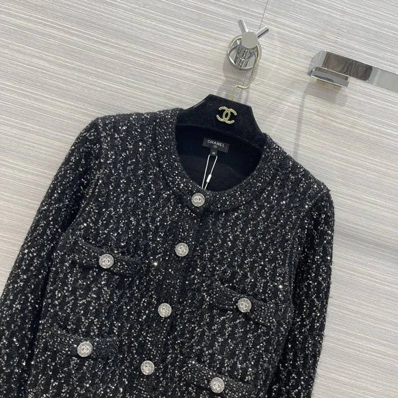 《21AW》シャネル カーディガン コピーボタン COCO ロゴ shk79145
