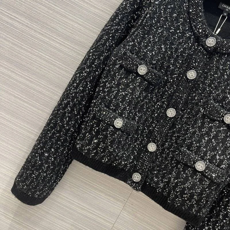 《21AW》シャネル カーディガン コピーボタン COCO ロゴ shk79145
