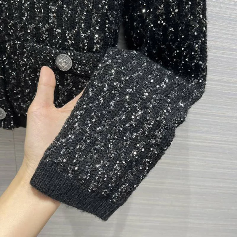 《21AW》シャネル カーディガン コピーボタン COCO ロゴ shk79145