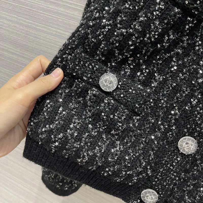 《21AW》シャネル カーディガン コピーボタン COCO ロゴ shk79145