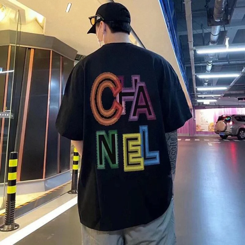 ☆超人気☆シャネル Tシャツ コピー プリント プレタ クルーズ 新作 半袖 2色 shn42675