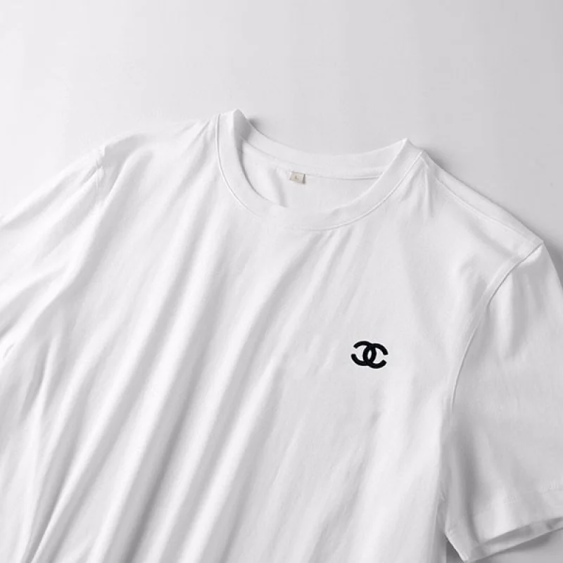 すぐ届 シャネル ccロゴ コットン Tシャツ コピー sho09708