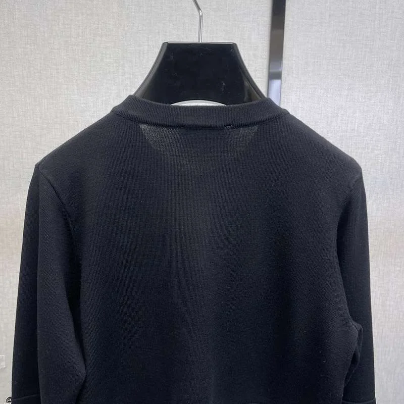 ☆超人気☆シャネル 偽物 ロゴ カラーブロッキングニットボトムシャツ shq62684